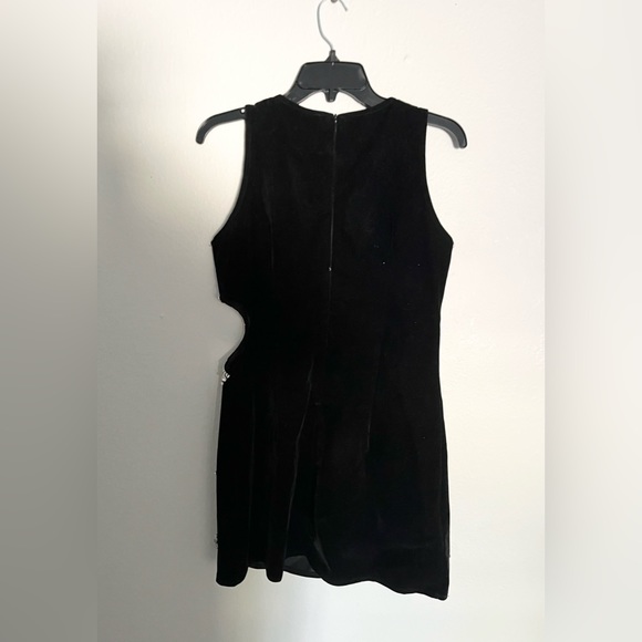 Velvet Jewel Accent Mini Dress - Picture 5 of 5